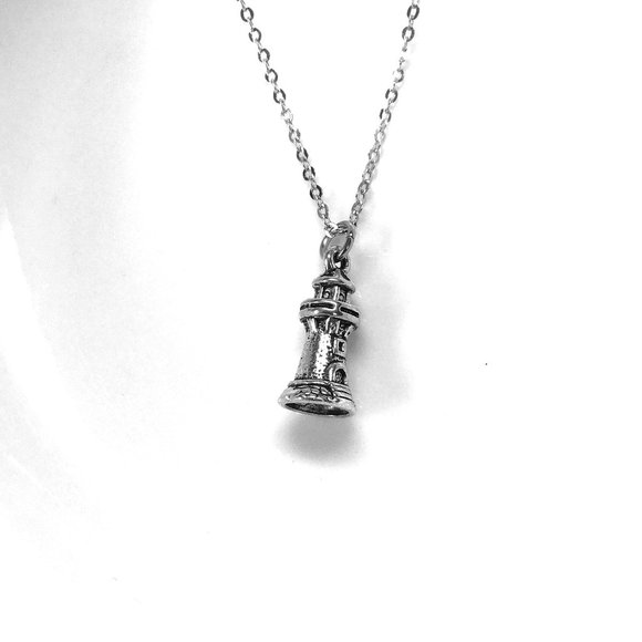 Lighthouse Charm Necklace - Picture 2 of 2